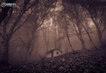 Ghost Sightings Explained: 7 Natural Causes of Haunted Houses Dim hallway in an old house, illustrating natural explanations for ghost sightings.